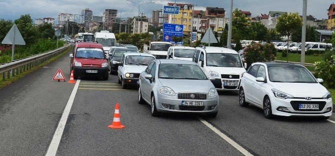 Fatsa’da Trafik Yoğunluğu