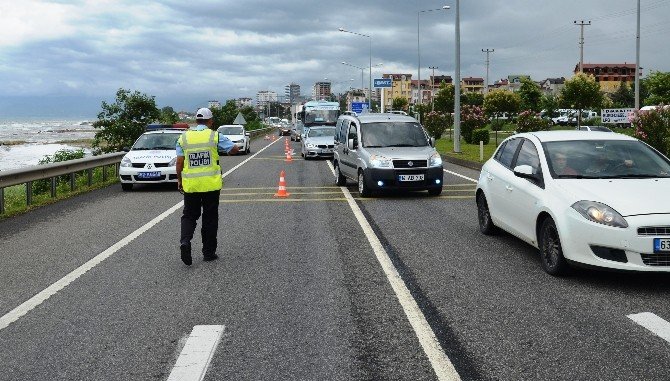 Fatsa’da Trafik Yoğunluğu