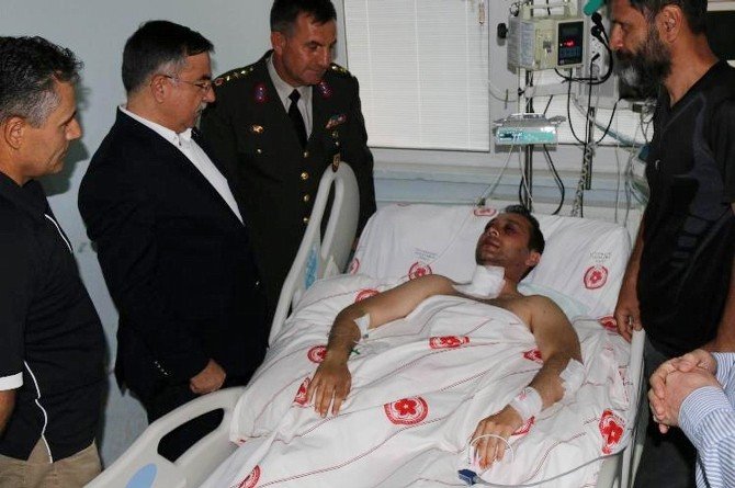 Yaralı Pilot Üsteğmen Kandemir Gata’ya Sevk Edildi