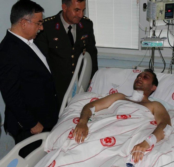Yaralı Pilot Üsteğmen Kandemir Gata’ya Sevk Edildi