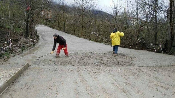 Kumru’da Yol Seferberliği