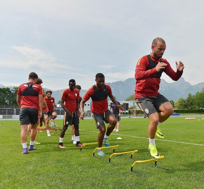 Galatasaray, Hazırlıklarını İsviçre’de Sürdürüyor