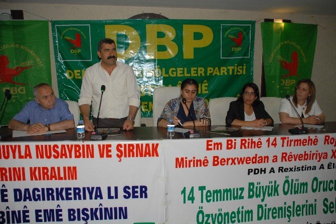 Dbp Eş Genel Başkanı Sebahat Tuncel: