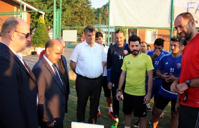 İl Protokolünden Karabükspor’a Moral Ziyareti