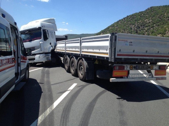 Tosya’da Trafik Kazası: 1 Yaralı