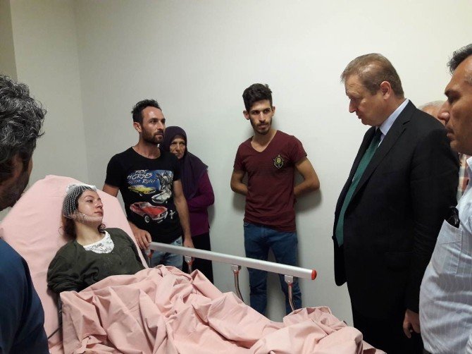Trabzon’un Maçka İlçesindeki Terör Saldırısında Yaralananlara Vali Yavuz’dan Ziyaret