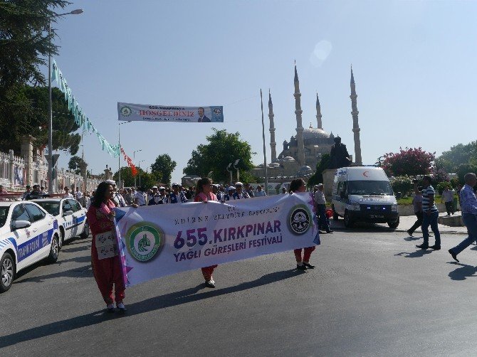Kırkpınar Ağasına Davullu Zurnalı Karşılama