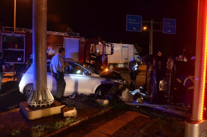 Fatsa’da Trafik Kazası: 3 Yaralı