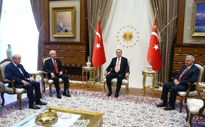 Cumhurbaşkanlığı Külliyesi’nde Liderler Zirvesi