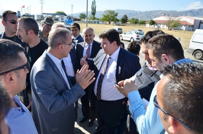 Vali Arslantaş Olay Yerinde İncelemede Bulundu