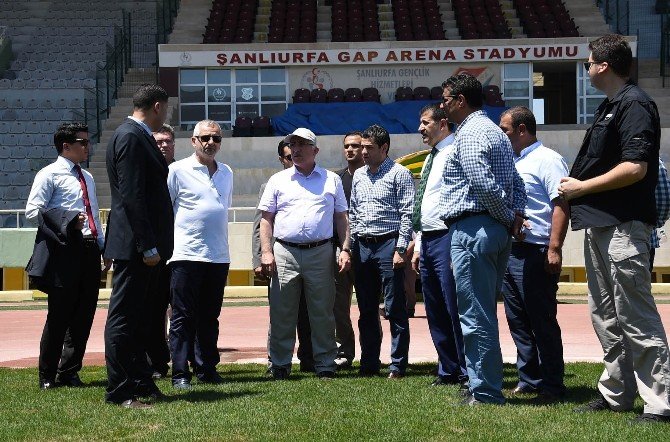 Vali Tuna Şanlıurfaspor’un Sahasını Ve Tesislerini İnceledi