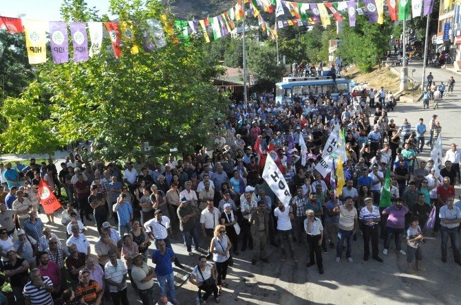 Tunceli’de "Demokratik Siyaset Buluşmaları" Mitingi