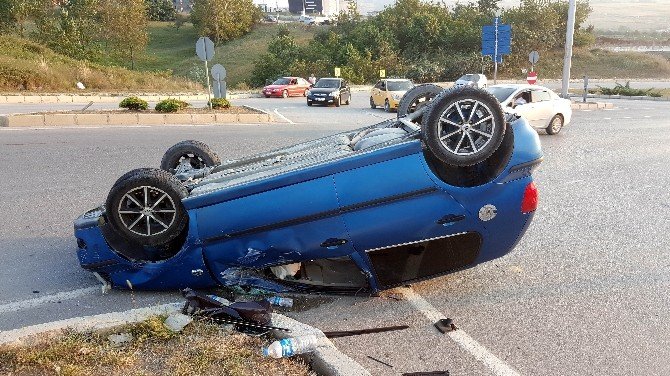 Samsun’da Trafik Kazası: 1 Yaralı
