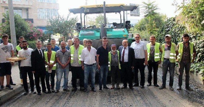 Başkan Gümrükçüoğlu Tanjant Yolu’ndaki Çalışmaları Denetledi