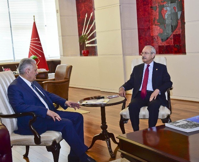 Başbakan Yıldırım, Chp Genel Merkezi’nde