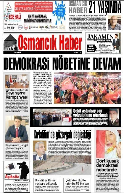 Osmancık Haber 21. Yaşında