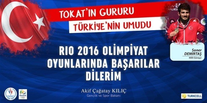 Rio Olimpiyatları’nda Tokat’ın Ve Türkiye’nin Gururu Olacaklar