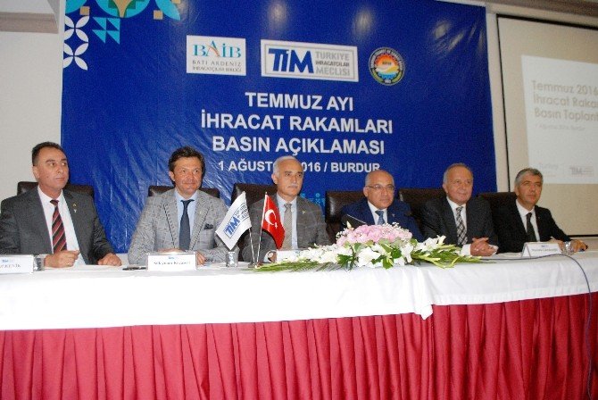 Tim, İhracat Verilerini Burdur’da Açıkladı