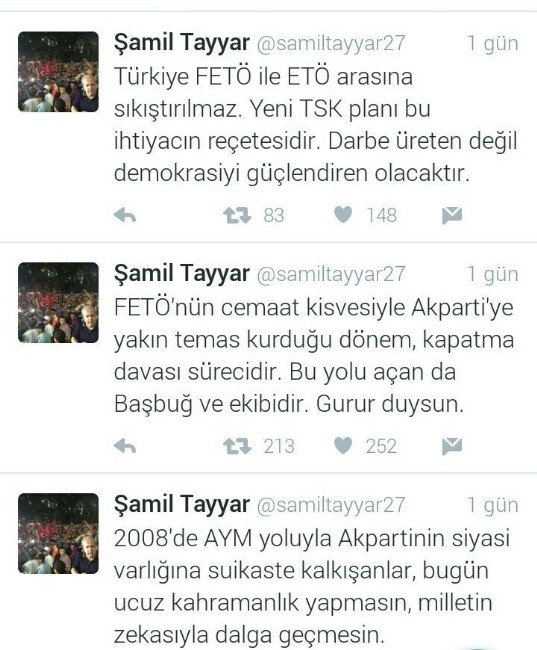 Şamil Tayyar’dan İlker Başbuğ’a Tepki