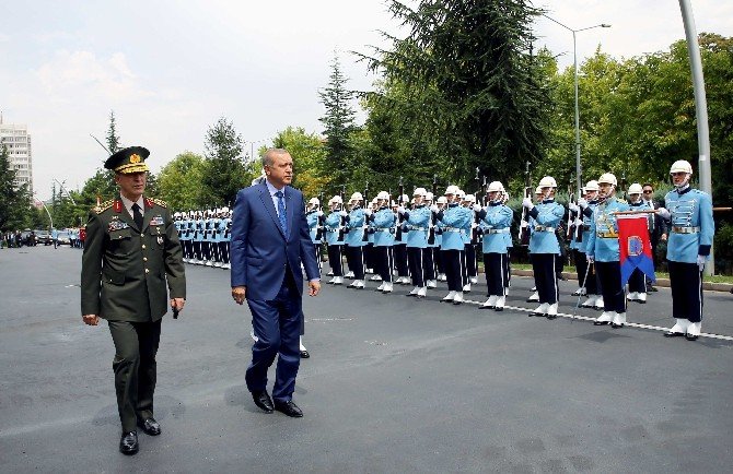 Cumhurbaşkanı Erdoğan Genelkurmay Başkanlığında