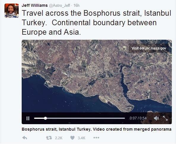 Nasa, İstanbul Boğazı’nı Uzaydan Görüntüledi
