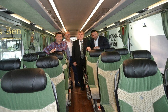 Atiker Konyaspor Yeni Mercedes-benz Travego İle Avrupa Yolunda
