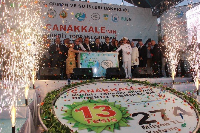 Çanakkale’de 274 Milyon Tl’lik Tesisin Temeli Atıldı