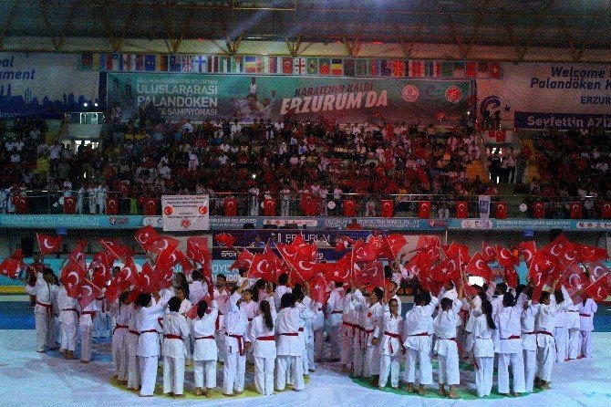 13. Uluslararası Palandöken Karate Turnuvası Açılış Töreni Yapıldı