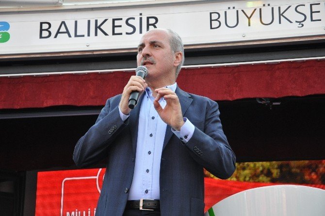 Başbakan Yardımcısı Kurtulmuş, Balıkesir’de ’Demokrasi Ve Şehitler Mitingi’ne Katıldı