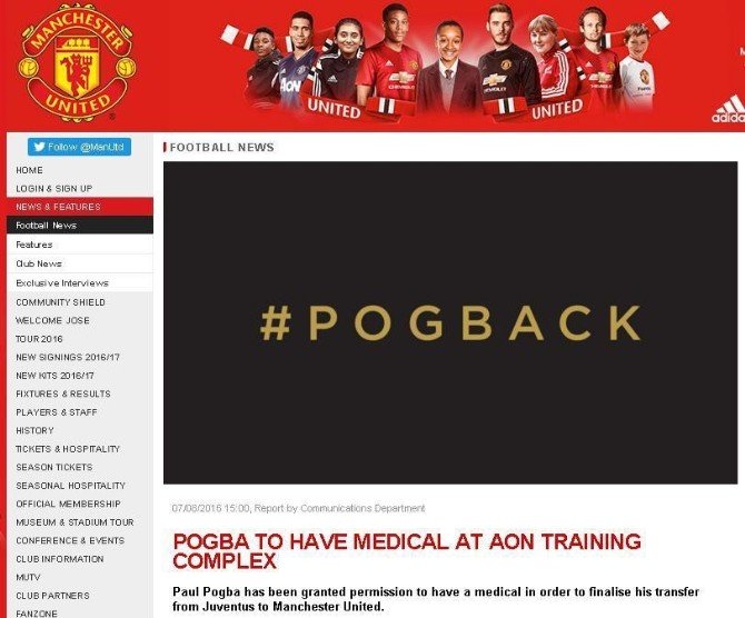 Manchester United, Tarihi Transferi Açıkladı