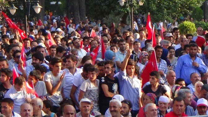 Hatay’da Demokrasi Ve Şehitler Mitingi