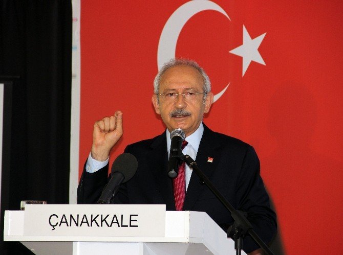 Chp Genel Başkanı Kemal Kılıçdaroğlu: