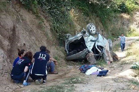 Gümüşhane’de Trafik Kazası: 1 Ölü, 3 Yaralı
