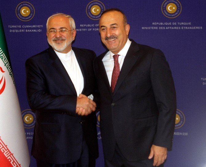 Bakan Çavuşoğlu, İran Dışişleri Bakanı Zarif İle Bir Araya Geldi