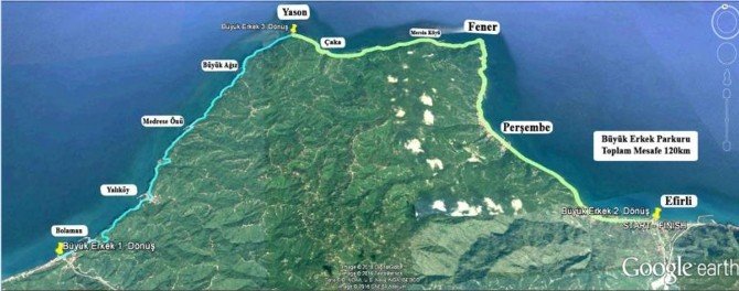 Bisikletin Ustaları Karadeniz’de