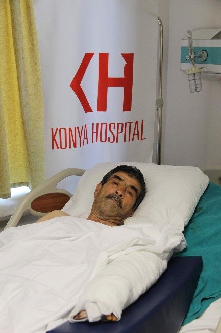 Kazada Kopan Kolu Dikildi