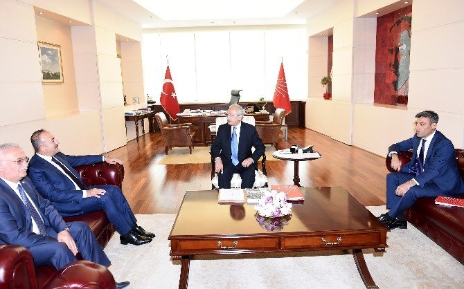Bakan Çavuşoğlu İle Kılıçdaroğlu’nun Görüşmesi Sona Erdi