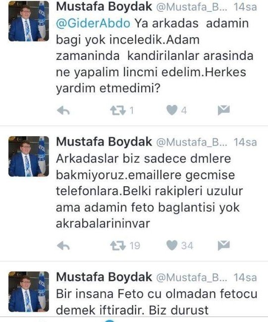 Mustafa Boydak’ın Hacklenen Twitter Adresi Geri Verildi