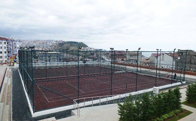 Spor Temalı Park Tamamlandı