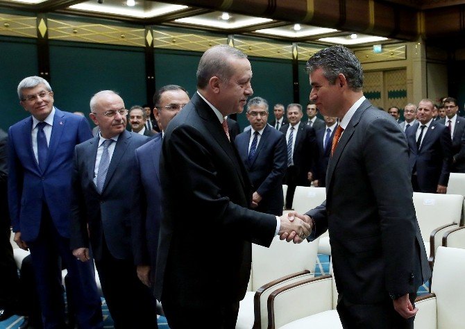 Cumhurbaşkanı Erdoğan, Feyzioğlu Ve Baro Başkanlarını Kabul Etti