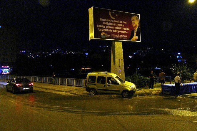 Samsun’da Trafik Kazası: 1 Yaralı