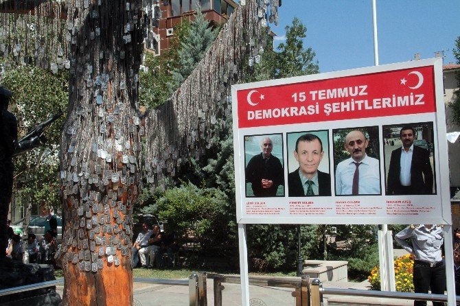 Şehit Ağacı’nda Demokrasi Şehitleri De Yer Aldı