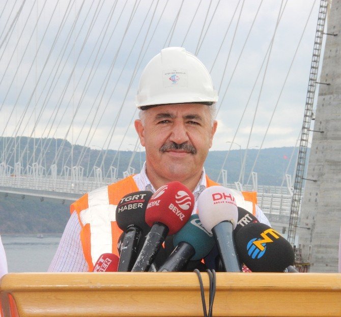 Bakan Arslan: “3. Köprü Ve Otoyolları Temizlik Hariç Tamamen Bitti”
