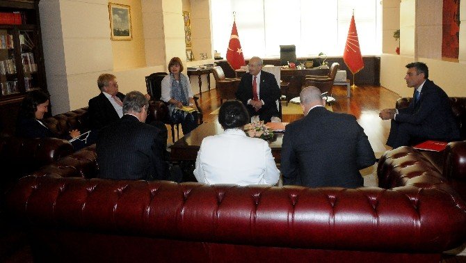 Kılıçdaroğlu, Elmar Brok Ve Kati Piri’yi Kabul Etti