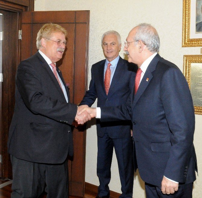 Kılıçdaroğlu, Elmar Brok Ve Kati Piri’yi Kabul Etti