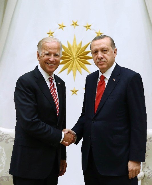 Cumhurbaşkanı Erdoğan, Biden’ı Kabul Etti