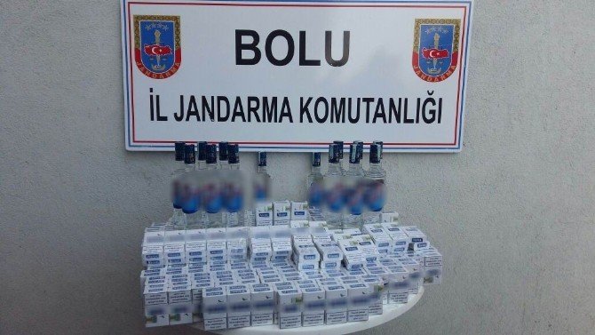 Bolu’da Jandarmadan Uyuşturucu Ve Kaçak Sigara Operasyonu