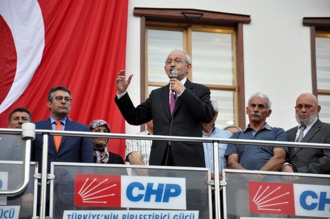 Chp Genel Başkanı Kemal Kılıçdaroğlu: