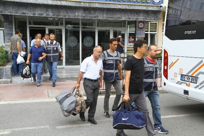 Samsun’da Rütbeli Polisler İle Öğretmenler Adliyede
