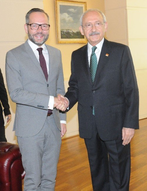 Alman Devlet Bakanı’ndan, Chp Lideri Kemal Kılıçdaroğlu’na Ziyaret